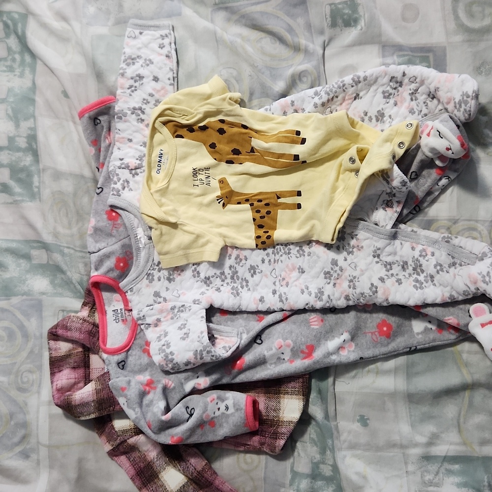 3-6 month set of 4 baby clothes